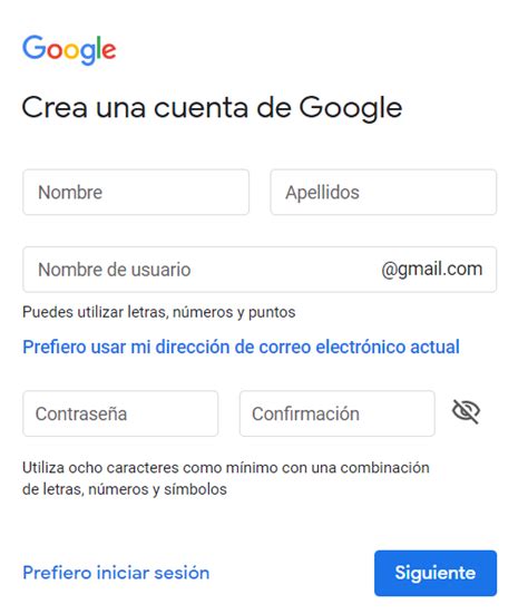 crear cuenta gmail nueva|criar gmail conta.